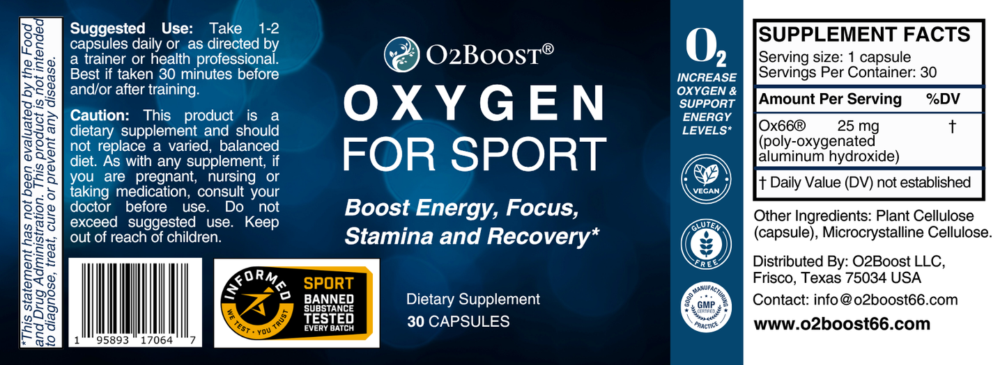 Oxygen For Sport Supplement