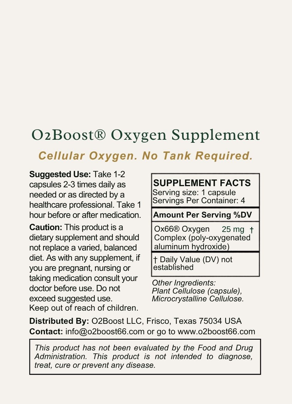 O2Boost - Altitude Relief